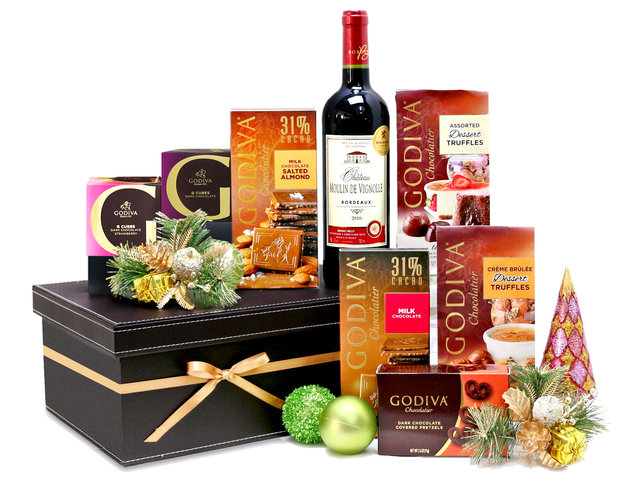 Christmas Gift Hamper - Christmas Fancy Godiva Gift Hamper M6 - L76603991 Photo