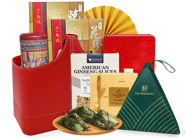 Wine n Food Hamper - Dragon Boat Festival HK Peninsula Rice Dumpling Hamper P232 - DBFP2302 Photo