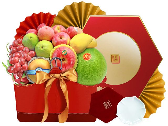 中秋果籃Hamper - 半島月餅中秋精選果籃 SMA1488 - S0139493P Photo